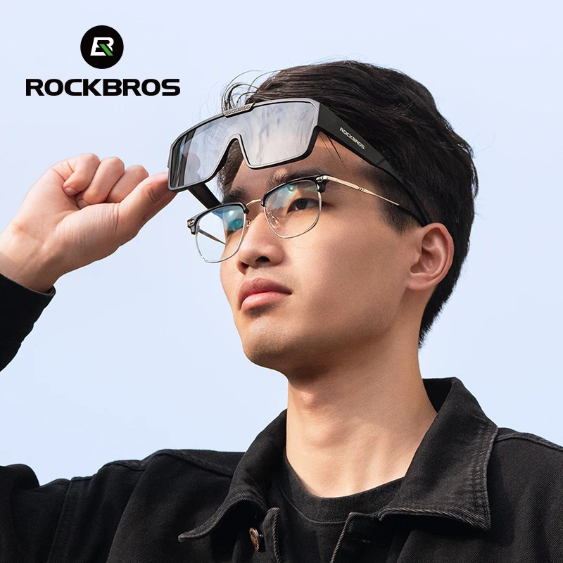 ROCKBROS Fietsbril UV400 Bescherming Slijtage Zonnebril Heren Dames voor Rijden Vissen Wandelen Fietsen Multifunctionele brillen