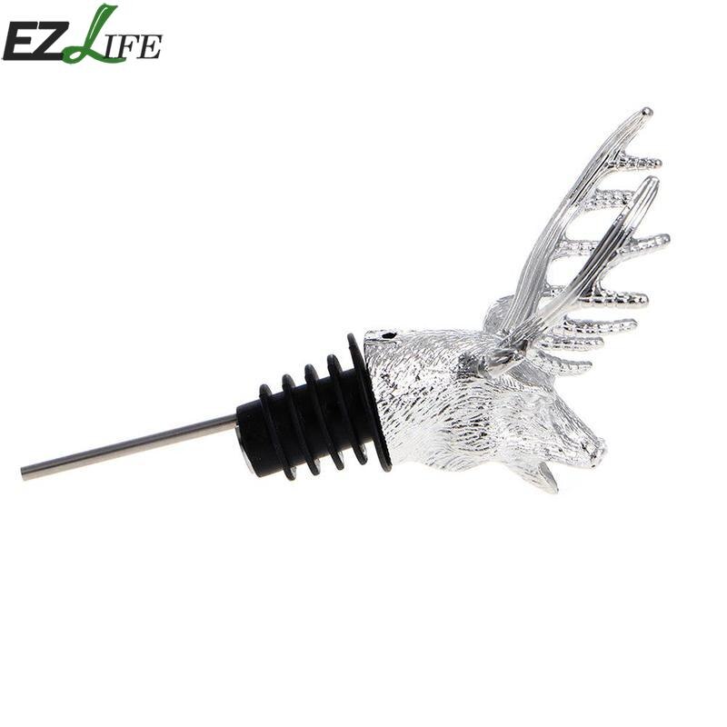 Herten Hoofd Wijn Schenker Rode Wijn Stopper Beluchter Fles Wijn Accessoire Bar Stopper Creatieve Mode Wijn Accessoires Gereedschap Lp F8W6