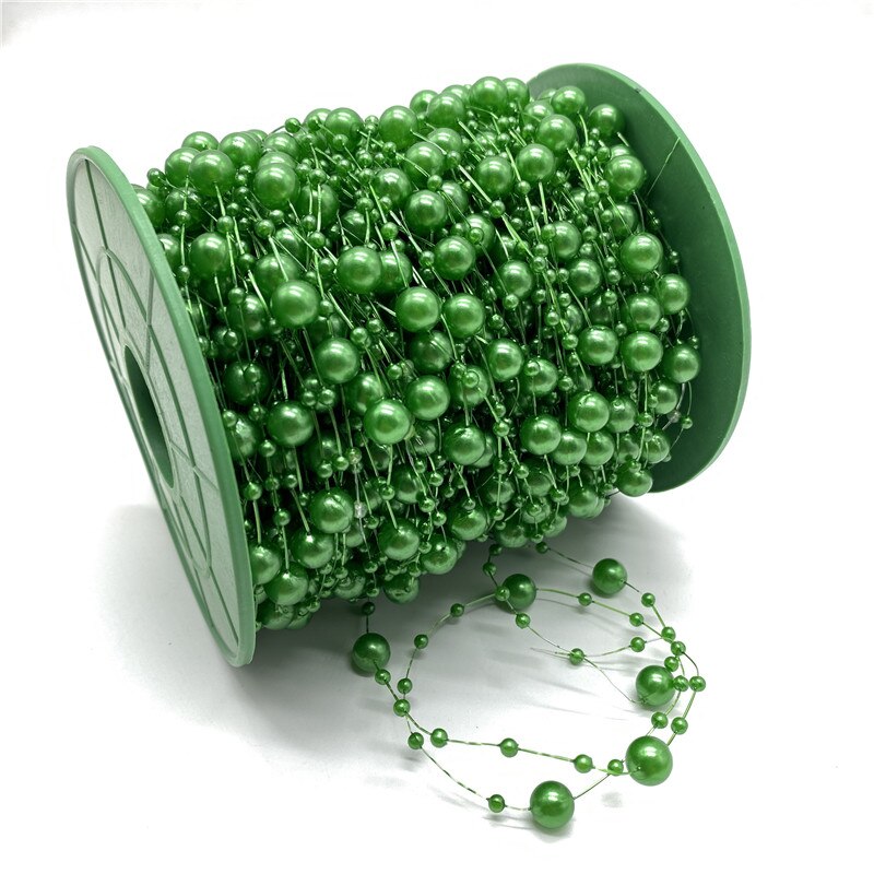 5Meter 3 + 8mm Angelschnur Künstliche Perlen Blume Perlen Kette Girlande Blumen Hochzeit Party Dekoration Diy Zubehör: 06