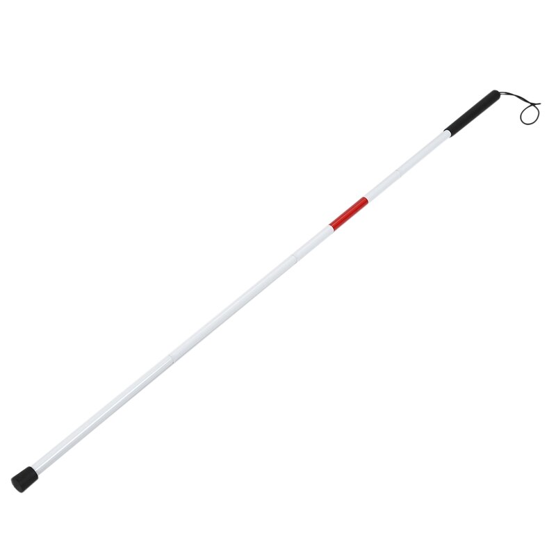 Visually Impaired Crutch Cane Blind Walking Stick Walker Aluminium Easy Folding