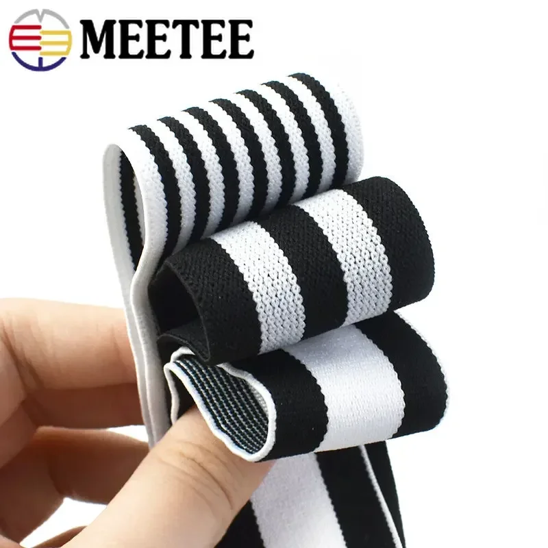 3/5/10M 25-50Mm Streep Elastische Band Webbing Voor Ondergoed Broek Elastiekjes Lint Elastiek Tape Diy Kleding Naaien Accessoire