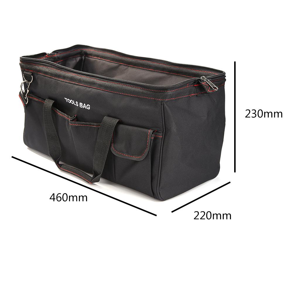 Adjustable Tool Bag Strap Hammers Screwdriver Holder Storage Repair Oxford Waterproof Large Size Metal Frame Port Organizer