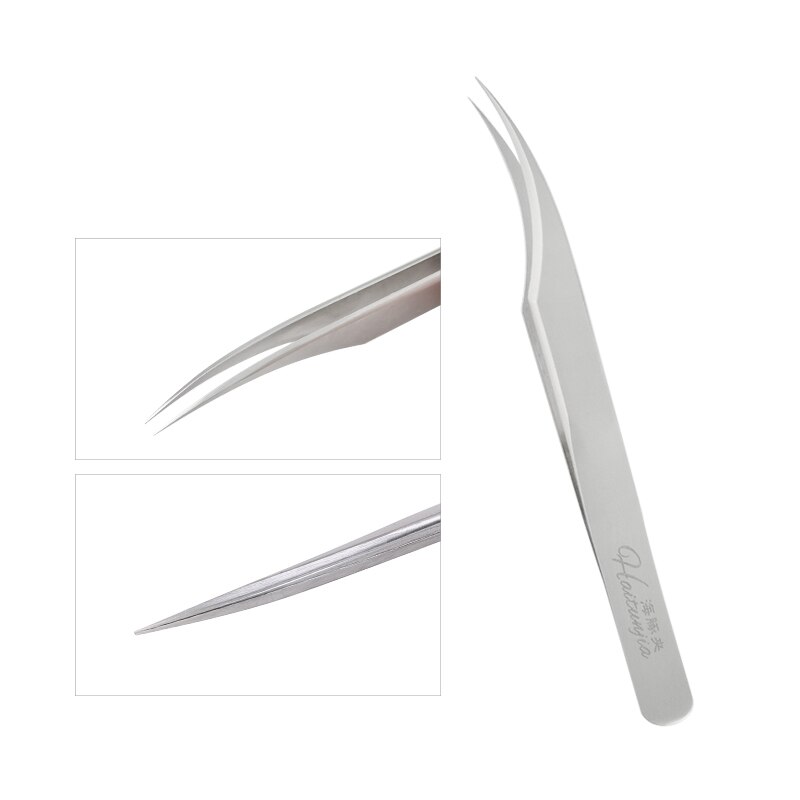 Nail Art Rhinestones Tweezers Stainless Steel Curved Straight Tweezer Nipper Picking Sequins Beads Stickers Nail Art Tool: Plum
