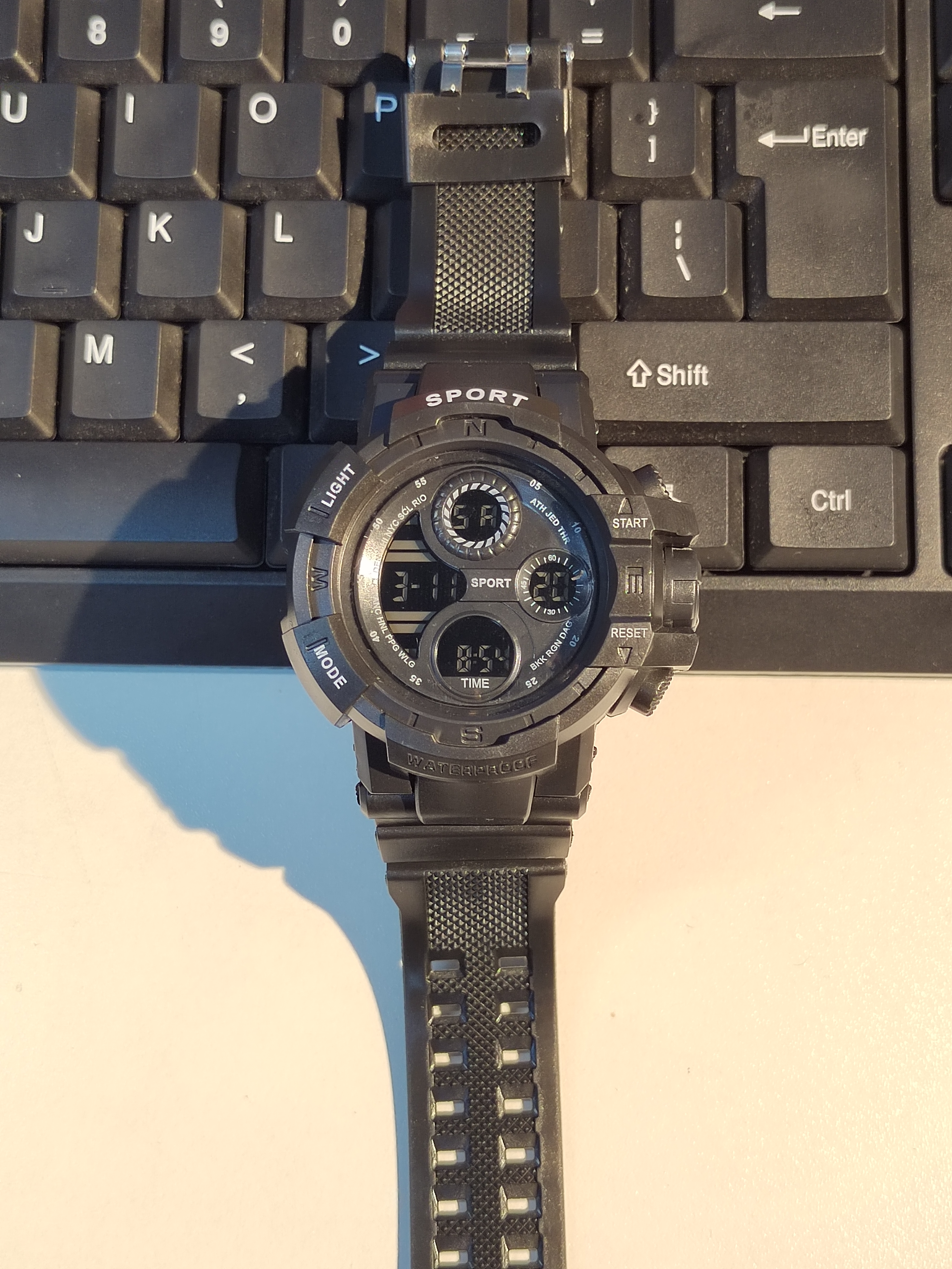 Reloj Digital negro YIKAZE para hombres, relojes deportivos, cronógrafo impermeable para exteriores, reloj de mano G, reloj de pulsera para estudiantes de choque de infantería: Rosa
