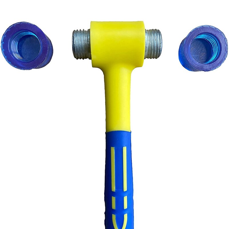 Rubber Mallet Hammer Small Double-Faced Soft Hammer for Jewelry Bracelet Mandrel Woodworking Flooring Installation