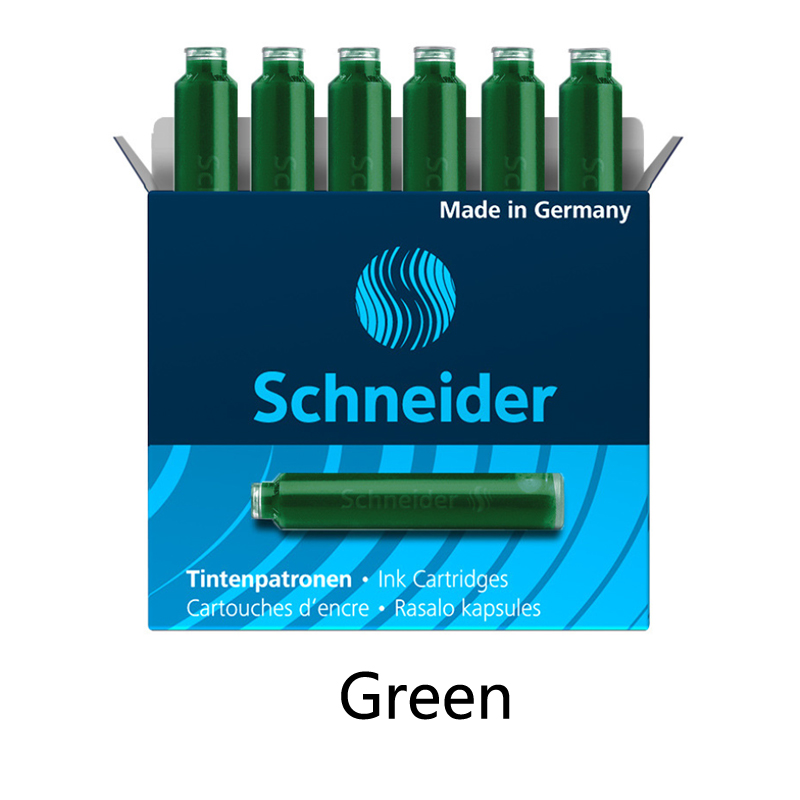 6/30/100 stücke Deutschland Schneider Brunnen Stift Tinte Sack Tinten Patrone Schreiben Schwarz Blau Blau Schwarz Kalligraphie tinte Flasche: Rosa