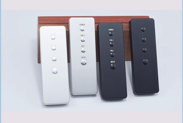 Aluminum alloy material infrared signal learning remote control, 2-button, 3-button layout, simple style, high-end audiophile