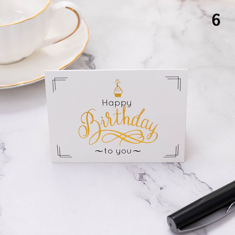 50PCS/20PCS Greeting Cards Mini Wedding Thank You Cards Message Cards Box Decoration Birthday Greeting Cards: -N6