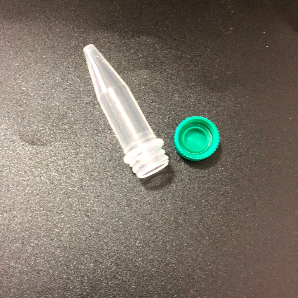 500pcs/lot 1.5ml 10*45mm Plastic cryogenic vials Screw cap sharp bottom Centrifuge tube Laboratory cryovial with Seal ring