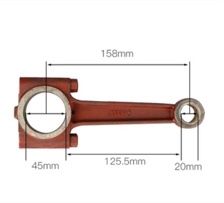 Aluminium Boring Air Compressor Aansluiten Link Staaf JC90 #(20*45*158) JC90 20X45X158: Default Title