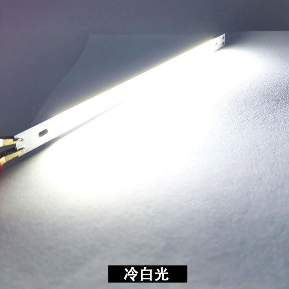 200 x 10mm lange strip cob lichtbron led lichtstrip 10w highlight 12v rood groen blauw wit licht 20cm: Koud wit