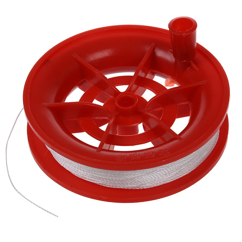 100M Twisted String Lijn Rode Wiel Kite Reel Winder