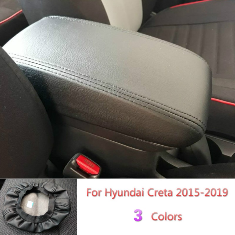 Für Hyundai Creta ix25 - Auto Zentrale Armlehne Kasten Startseite Center Konsole Schutz fallen Mikrofaser PU leder