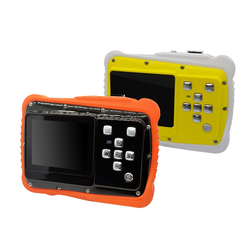 Vanntett 2.0 tommer 5mp hd digitalkamera undervanns barn barn sport mini kamera tegneserie for barn som svømmer