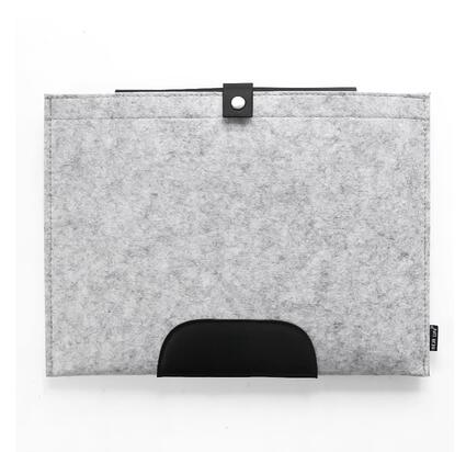 Carpeta de bolsillo de fieltro minimalista para documentos, carpeta de documentos de negocios, información oficial, suministros de oficina, A4: 1