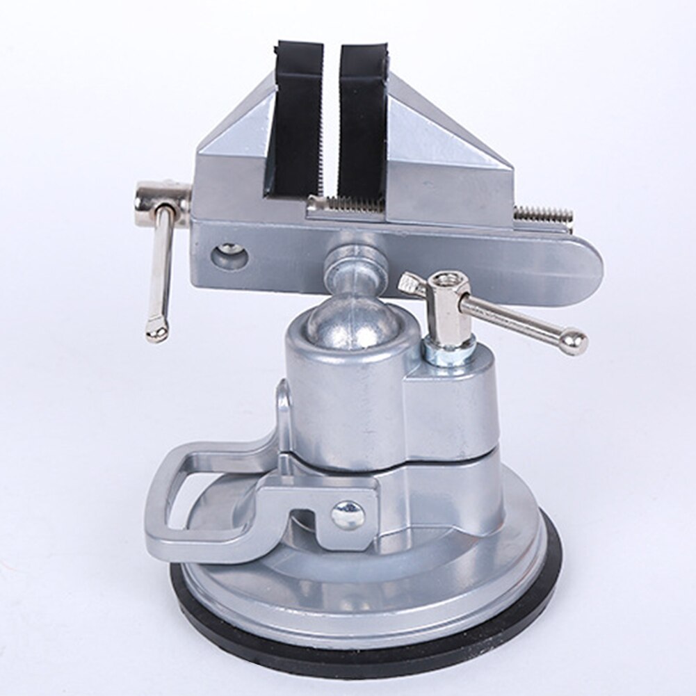 Woodworking Benches Vise Vacuum Base Bench Vise 360 Rotation Head Aluminum Alloy Table Top Vise with Suction Cup Base