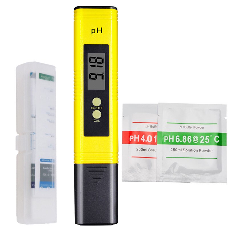 Digital PH Meter LCD PH Tester Accuracy 0.1 Automatic Calibration for Water Food Aquarium Pool Hydroponics Pocket Size 40% OFF: I