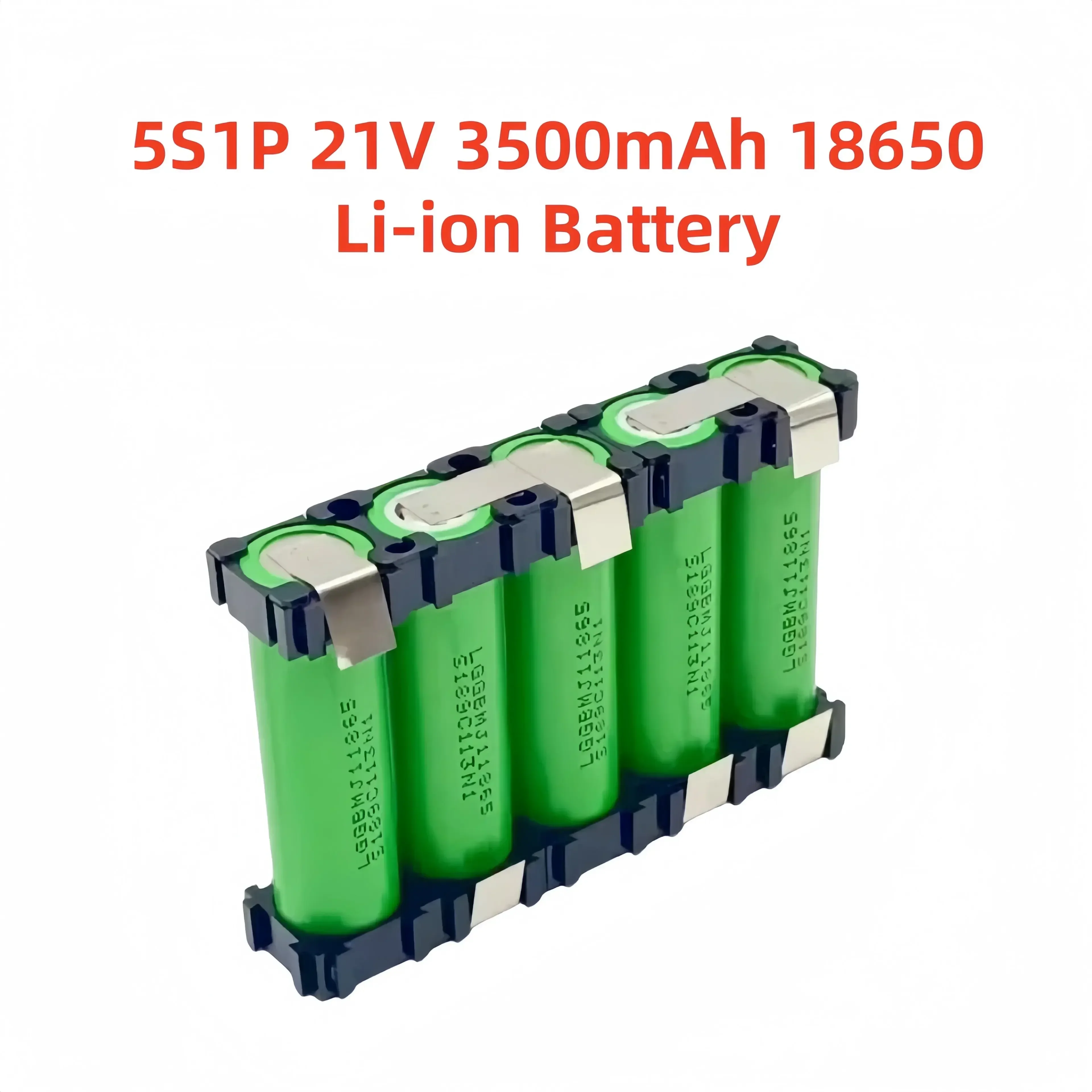18650-MJ1 Lithium-Akku, maßgeschneiderter 7,4 V ~ 25,2 V 3500 mAh/7000 mAh Akku zum Schweißen von 2S1P-6S1P Akkus: Gelb