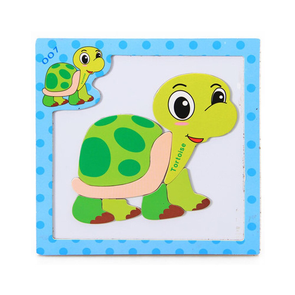 Kids Baby Wooden Wood Animal Cognition Puzzle Numbers Learning Educational Toy Cognition Puzzle Numbers education baby toys: B