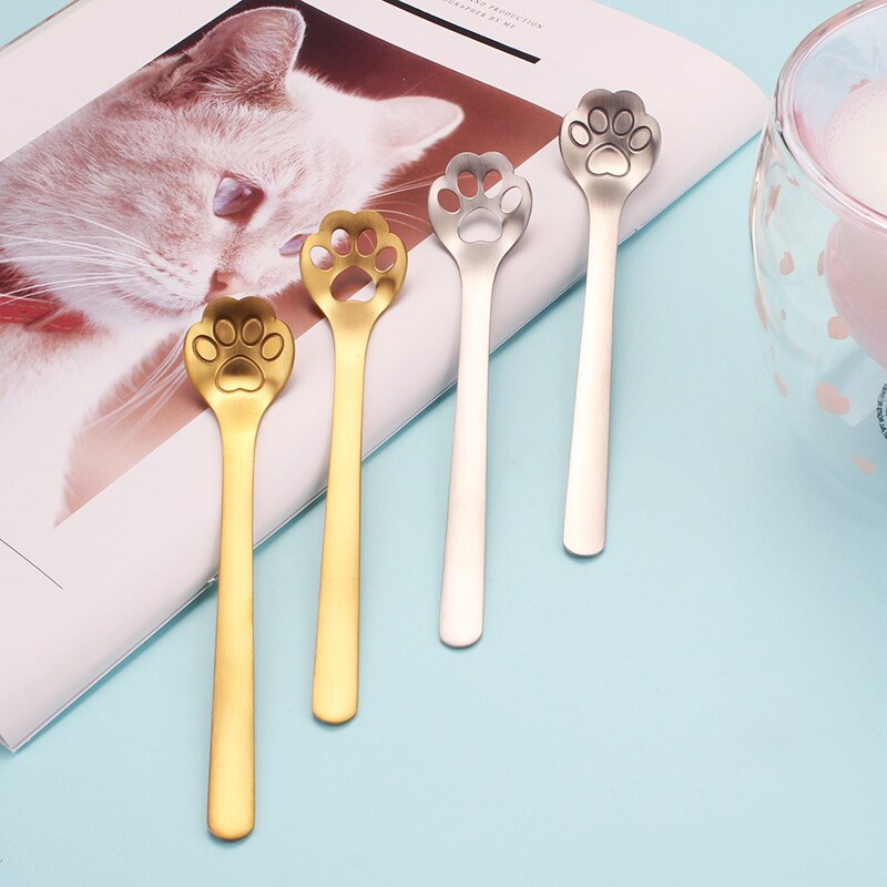 1Pcs Colorful Stainless Steel Flatware Guitar Spoon Milk Coffee Spoon Ice Cream Candy Teaspoon Accessories