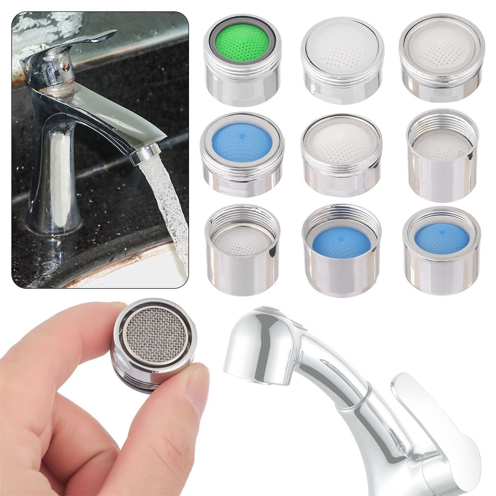 Boquilla de filtro para grifo de cocina, accesorios de ahorro de agua para grifo, aireador, boquilla de filtro macho y hembra