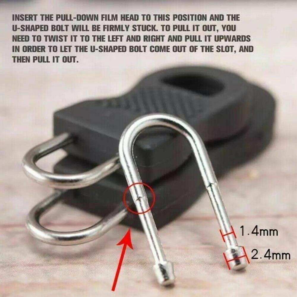 20/10pcs Replacement Zipper Puller For Clothing Zip Fixer For Travel Bag Suitcase Backpack Zipper Pull Fixer For Tent F1y2
