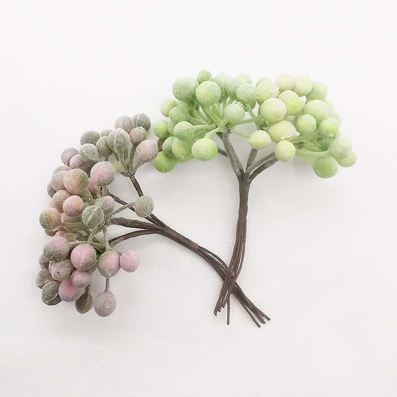 Flores artificiales de plantas de plástico para manualidades, flores decorativas para boda, corona, broche de costura, decoración del hogar, guirnalda de Navidad