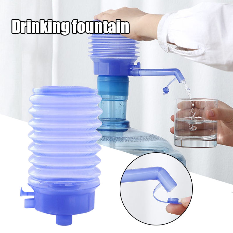 Manual Water Bottle Pump Easy Drinking Water Pump Portable Manual Hand Press Dispenser Water Pump for Water Jug HY99: Default Title