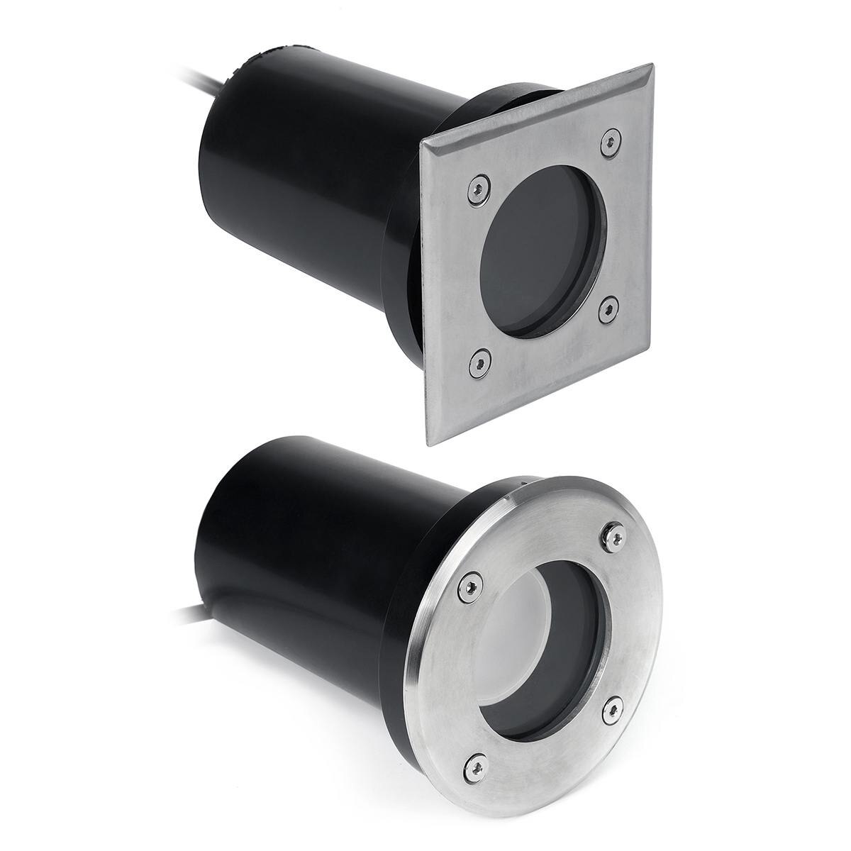 LED In-ground Light AC220V Buried Lights GU10 Waterproof IP67 Outdoor Recessed Spot Ground Lamp Underground Floor Lamps