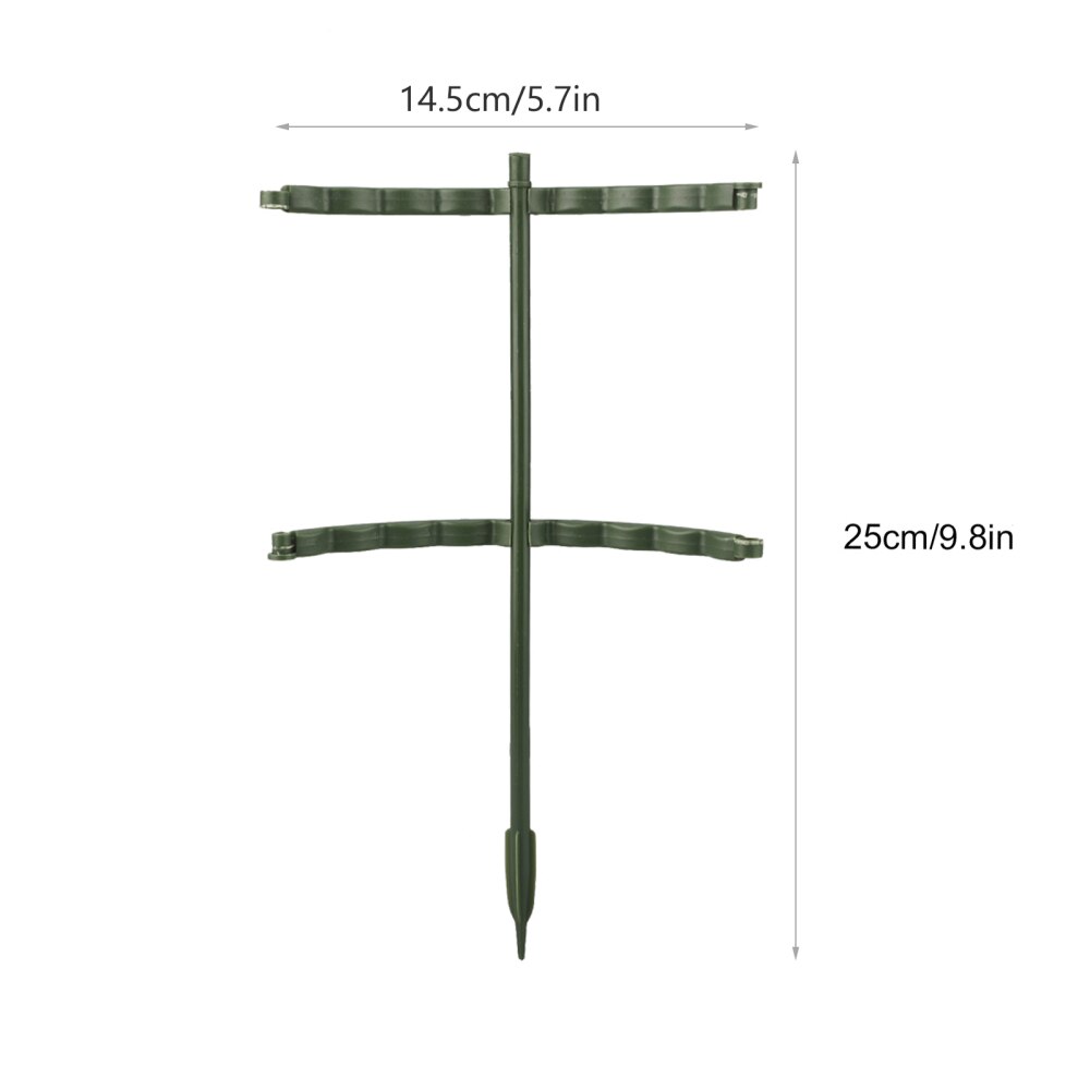 Plantaardige Groeien Ondersteuning Frame 25Cm Plastic Plant Kooi Houder Bloempot Klimmen Trellis