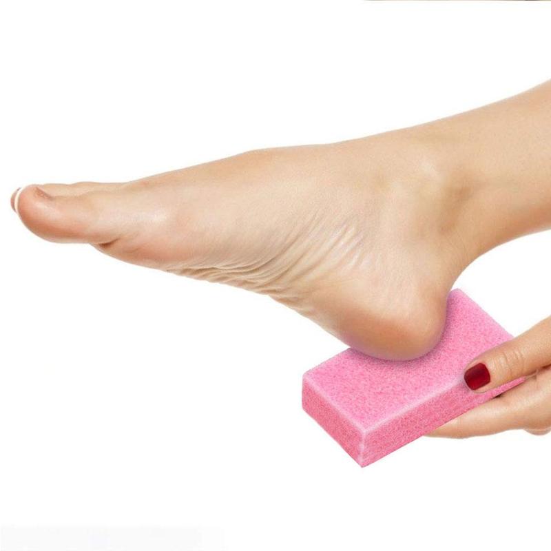 1pcs Reusable Foot Pumice Sponge Stone Callus Exfoliate Skin Scrubber Hard Manicure Scrub Tool Foot Pedicure Tools Remove Care
