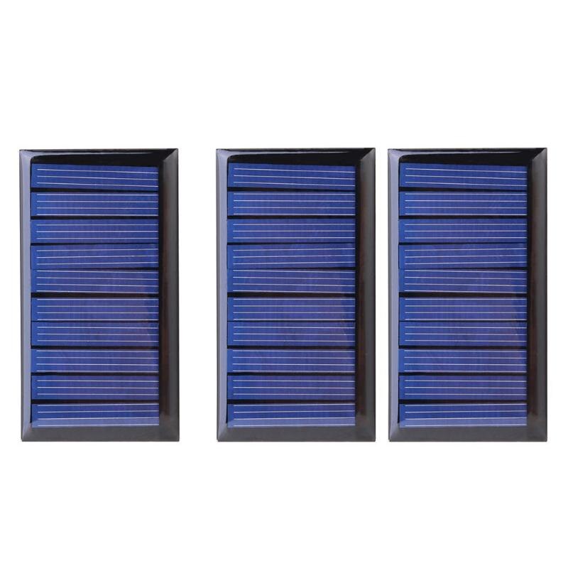 VODOOL Outdoor Solar Advertising 0.3W 5V 60mA Solar Panel Polycrystalline Solar Cell Panel for 3.6V Battery Charger Accessories