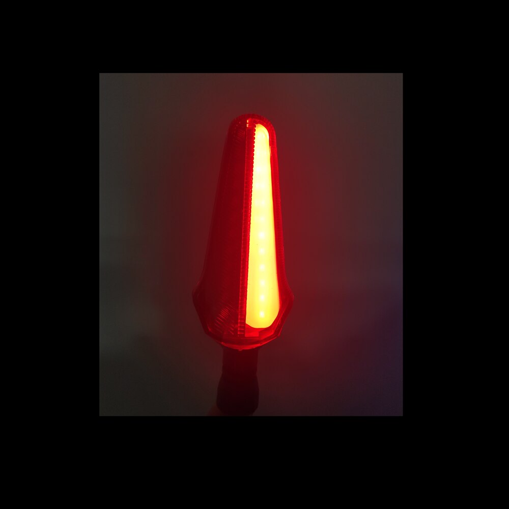 2 Pack Motorcycle Turn Signal LED Strong Light 2 In 1 Low Power Motorcycle Indicator Flow Turn Signal Light Easy Installation