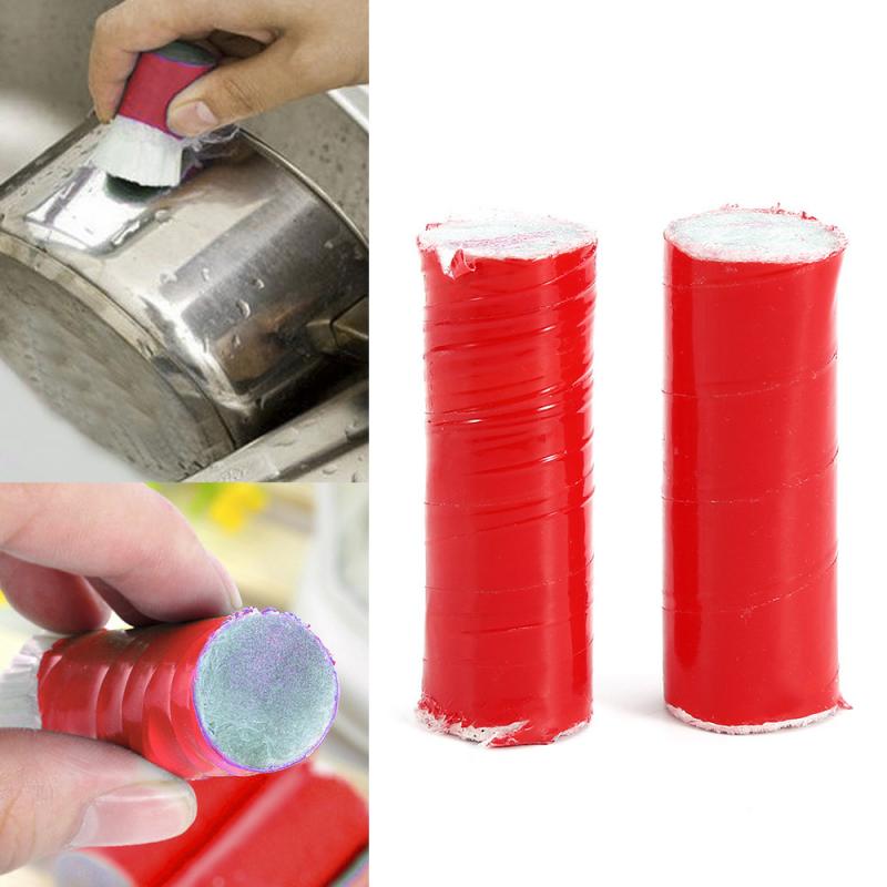 2PCS Magic Rust Remover Stick Stainless Steel Rod Kitchen Cleaning Tools Washing Brush Wipe Pot Iron Stove
