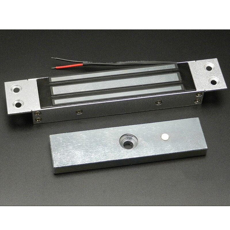 Cerradura Electromagnética magnético eléctrico oculto para puerta, montaje empotrado, 180Kg, 12V