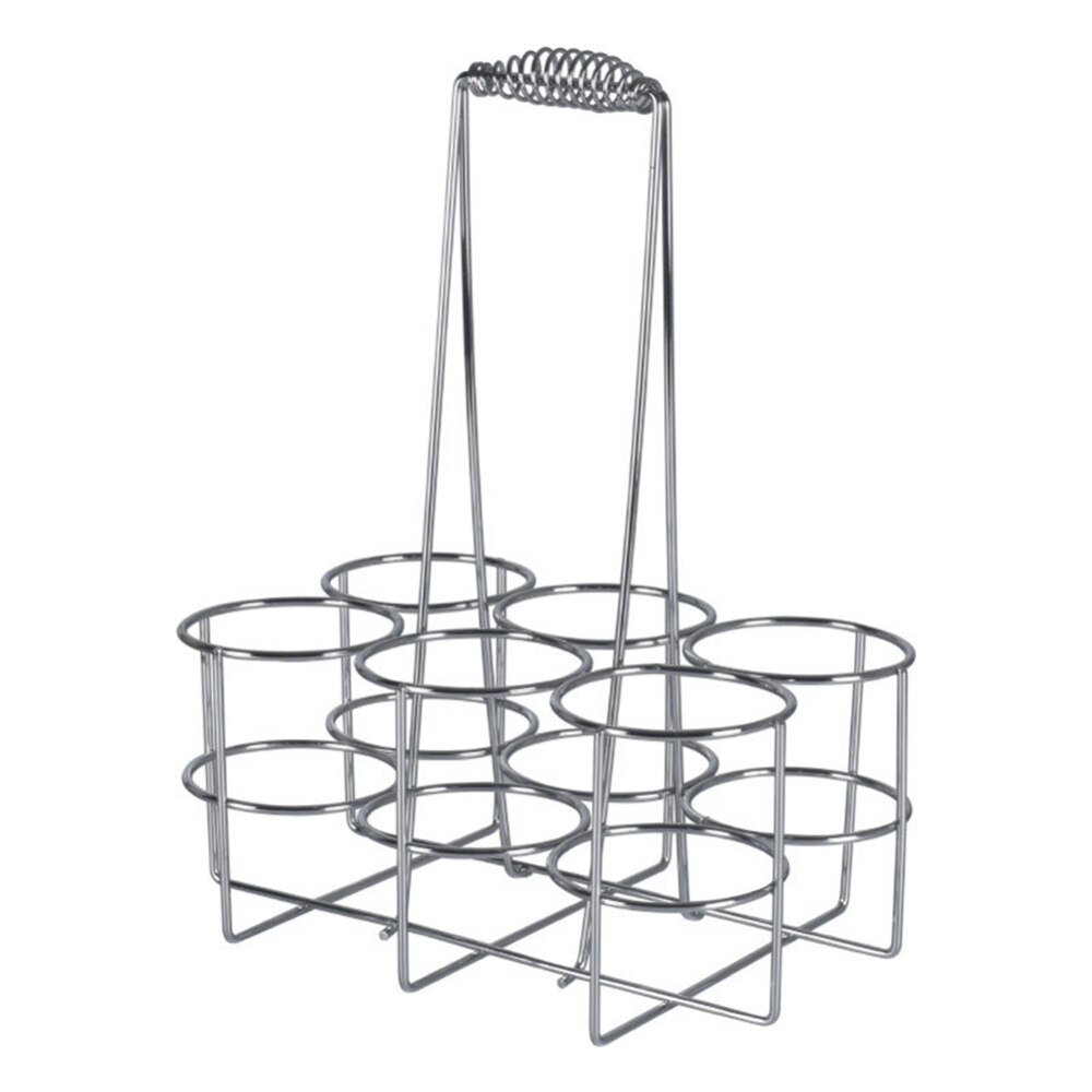 6 flaske øl opbevaringsholder stativ fest øl kurv stativ vin caddy stand til hjemmet bbq hotel bar vin øl flasker til hjemme bar