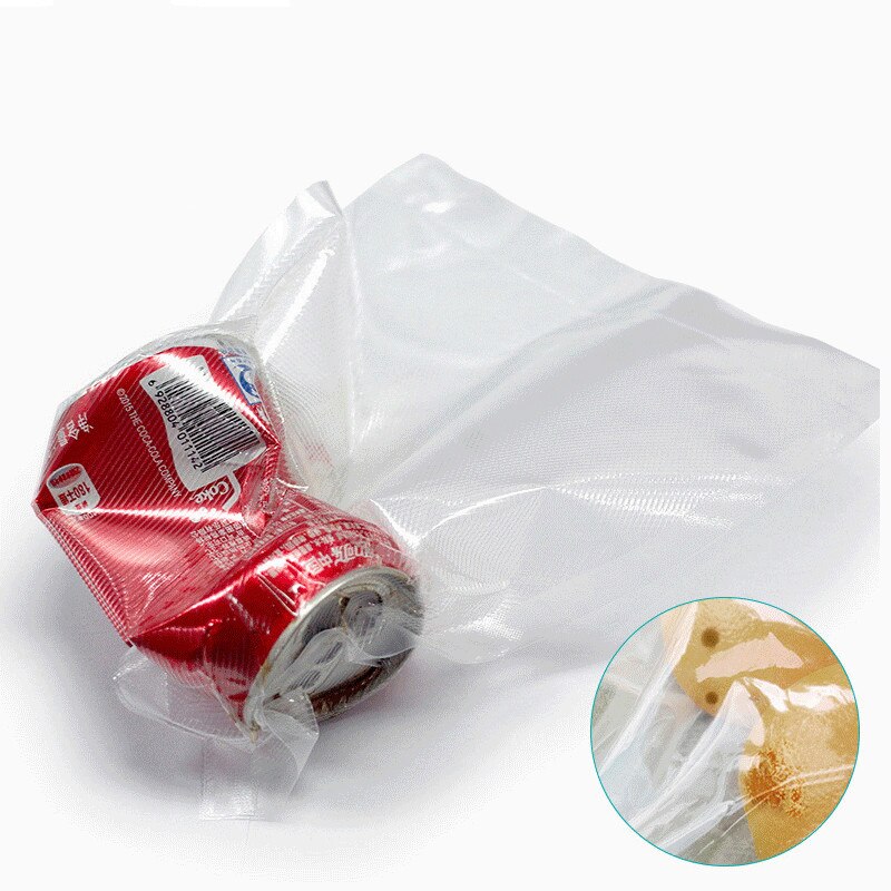 100 Stks/partij Vacuüm Sealer Plastic Opbergtas Voor Vacuüm Sluitmachine Verpakking Seal Zakken Voor Voedsel