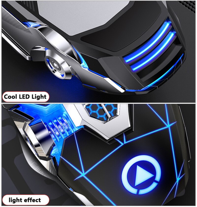 Colorful Gaming Mouse 7 Button DPI Adjustable Computer Optical LED Game Mice USB Wired Games Cable Mouse For PC Laptop Gamer