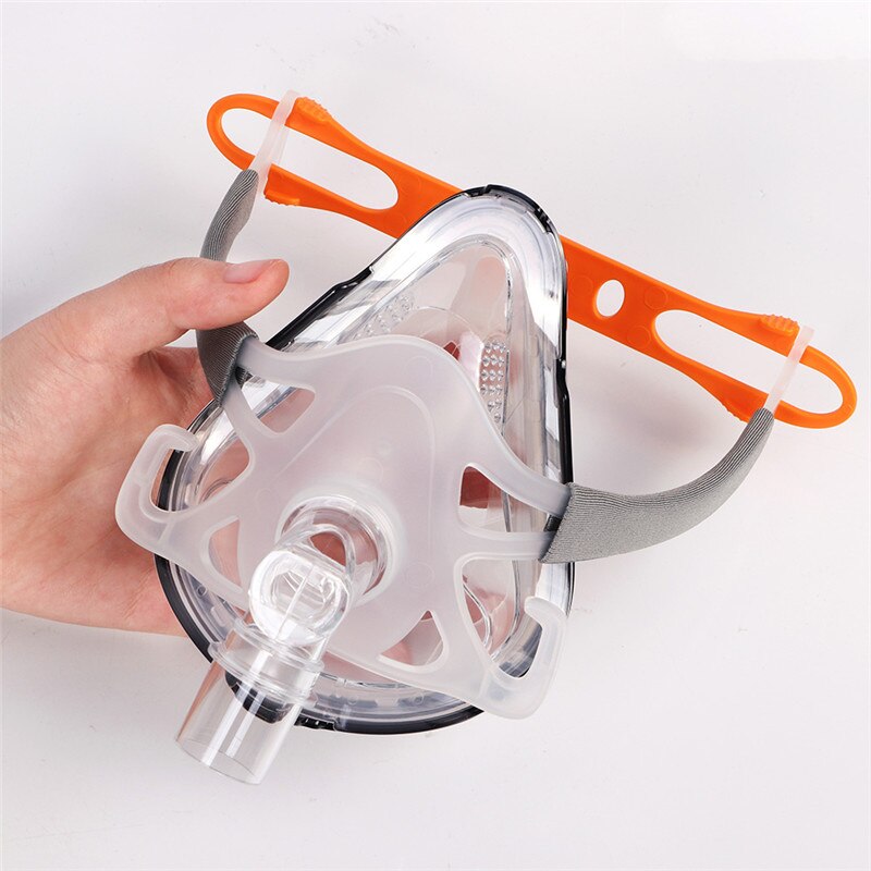 FM1 Volgelaatsmasker Cpap Auto Cpap Bipap Masker Met Gratis Hoofddeksels Wit Sml Voor Slaapapneu Osahs osas Snurken Mensen