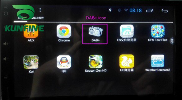 Universal bilstyling 12v-24v bil dab+ tuner bilradio fm-sender 2.4a usb lader oled display plug and play