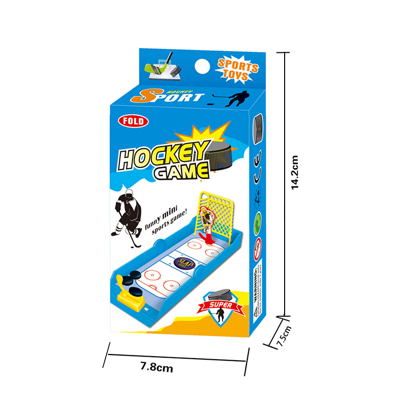 Hockey bordsspel leksak pojke/flicka barns pedagogiska interaktiva mini desktop hopfällbara leksaker finger
