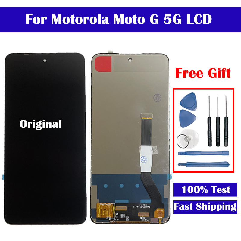 Pantalla LCD Original para Motorola Moto G 5G, montaje de digitalizador con pantalla táctil, para Moto G 5G Plus