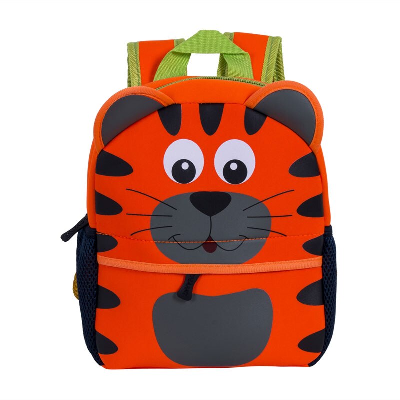 Kid toddler rygsæk børnehave skoletaske baby piger drenge tegneserie dyretaske skuldertaske børn skoletasker: Tiger