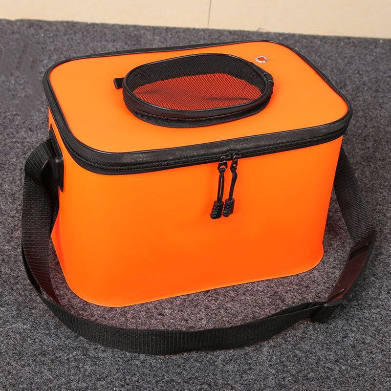 seau d'eau pliable baril voiture nettoyage lavage seau boîte de rangement pour Camping en plein air pêche XD88