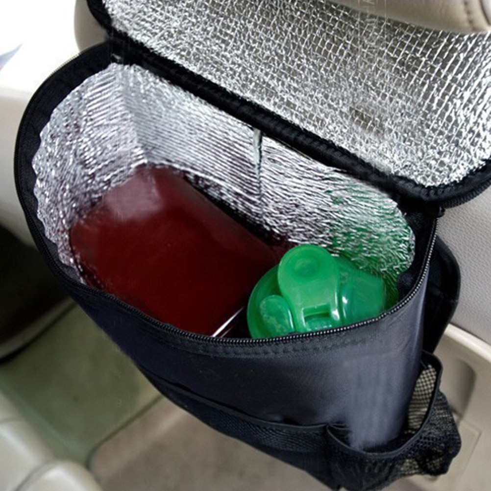 Car Seat Backpack Baby Organizer Insulated Drinks Cooler Travel Storage Bag,