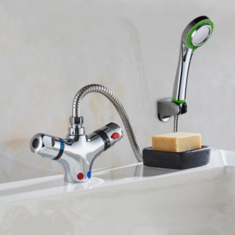 Thermostatische keukenkraan Douche wassen haar Kraan Koud en Warm Water mengkraan Thermostatische Mengkraan Badkamer Kraan