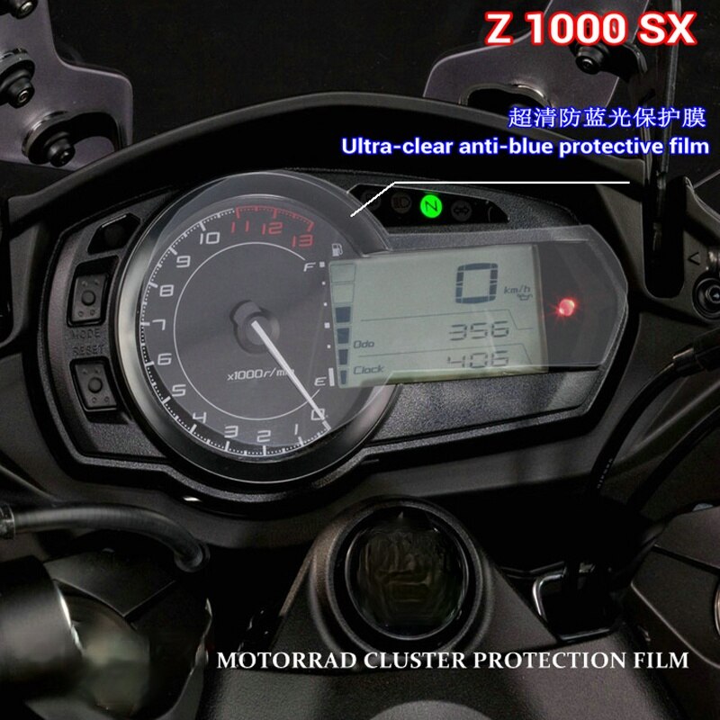 Motorfiets Snelheidsmeter Kilometerteller Instrumenten Kras Bescherming Screen Protector Sticker Voor Kawasaki Z1000SX