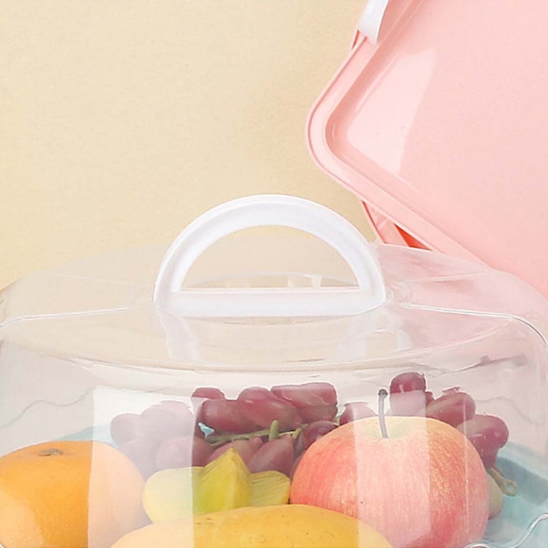 Draagbare Plastic Vierkante Taartdoos Cupcake Dessert Container Case Handheld Carrier Bruiloft Verjaardag Keuken Benodigdheden