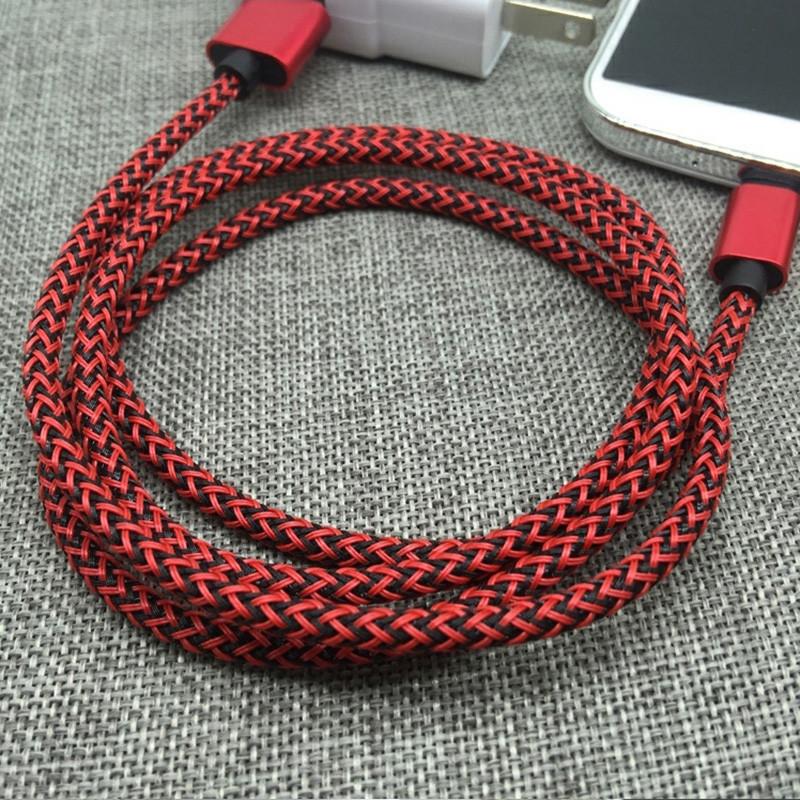 for Samsung S8 S9 plus note9 For Fast Charger cable Note8 S9 S8 C5 C7 C9 pro 1.2/1.5M USB Type C Cable: Red Type C Nilon