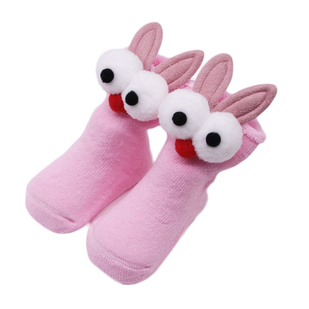 Calcetines de algodón antideslizantes con dibujos animados para bebés, calcetín para niños y niñas: PK